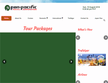 Tablet Screenshot of panpacifictravel.com.ph